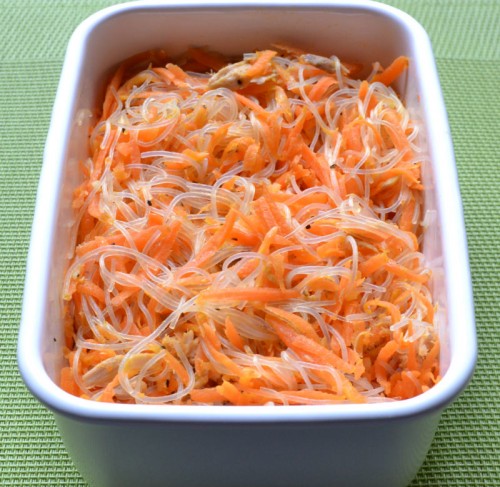 にんじんと春雨のナンプラー炒め